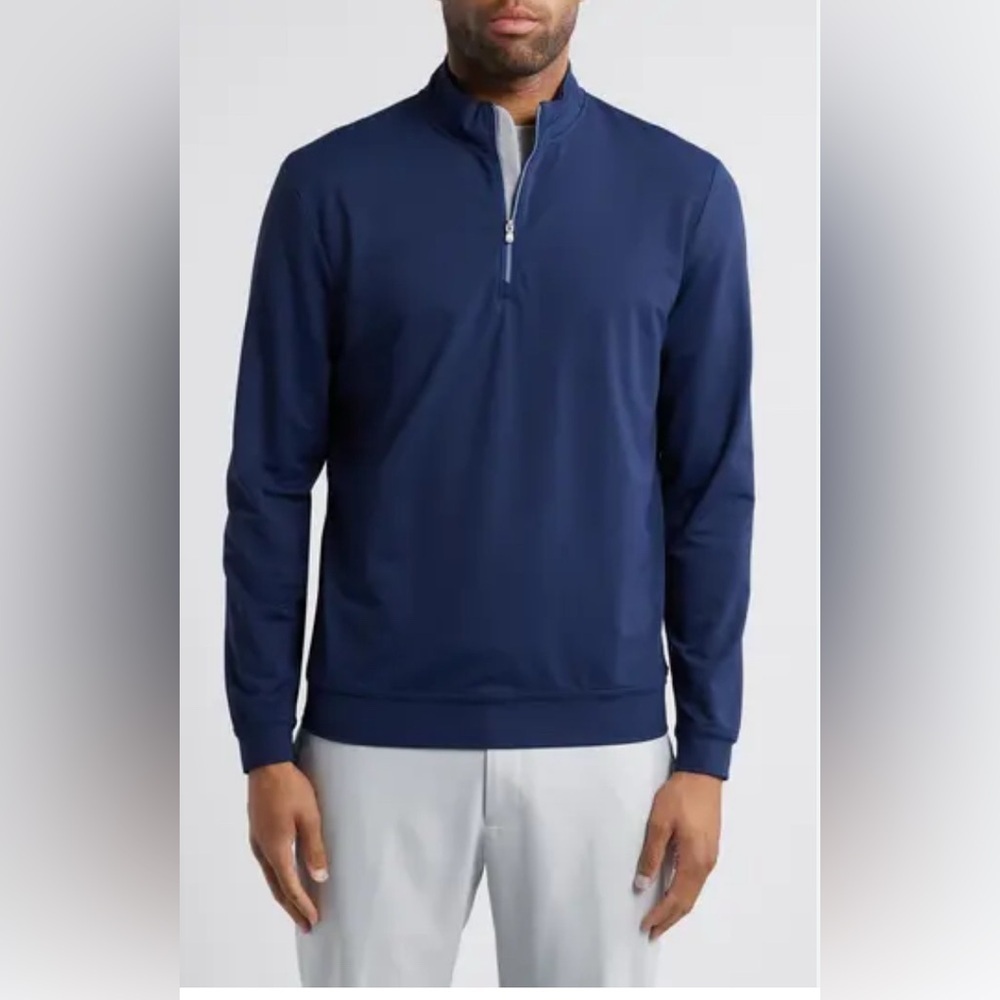 Walter Hagen Men's Navy Zip-Up Sweater